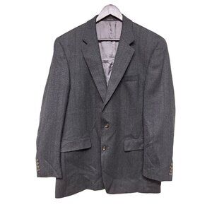 Lauren Ralph Lauren Grey 100% Wool Suit Jacket Blazer Men's Size 42L 42